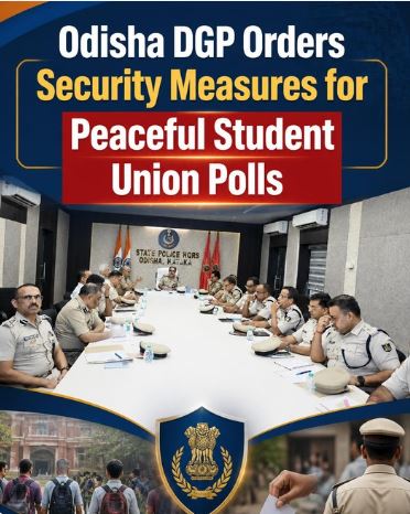 Odisha DGP Orders Security Measures for Peaceful Student Union Polls